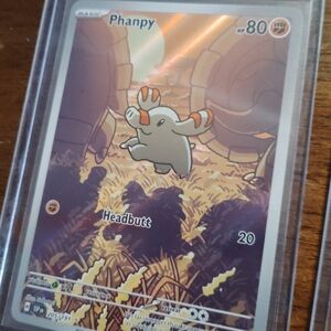 Pokemon Phanpy Card - Orange and Gray